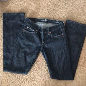 7 for all mankind straight leg jeans